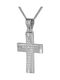 Triantos Women's White Gold Cross 14K