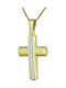 Triantos Herren Gold Kreuz 14K