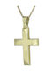 Triantos Men's Gold Cross 14K