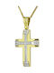 Triantos Damen Gold Kreuz 14K