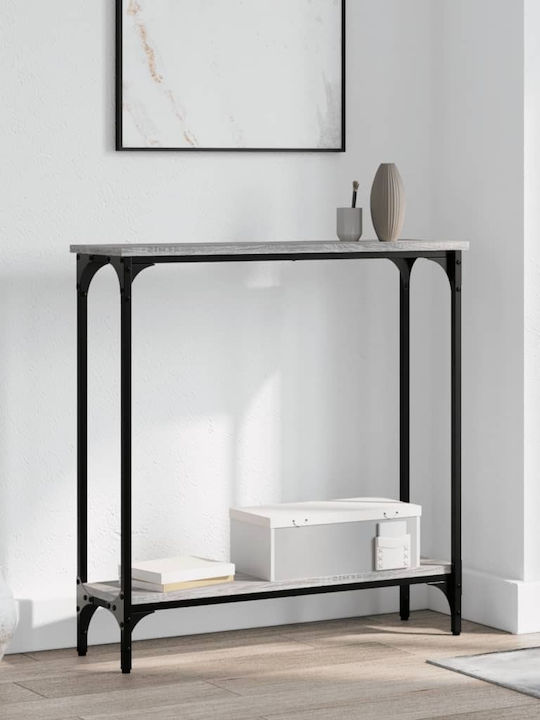 Console Table Wood & Metal Grey Sonoma L75xW22....