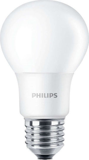 Philips Socket LED Bulb 8W 100mm for Socket E27 and Shape A60 Natural White 806lm