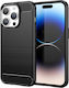 Techsuit Carbon Back Cover Silicon Negru (Redmi A1+ / A2+)