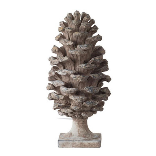 Christmas Decorative Plastic Tree Cone 18cm Green