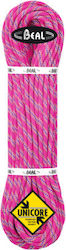 Beal Cobra Ii BC086C.60GD.F Dynamic Climbing Rope with Length 60m Pink