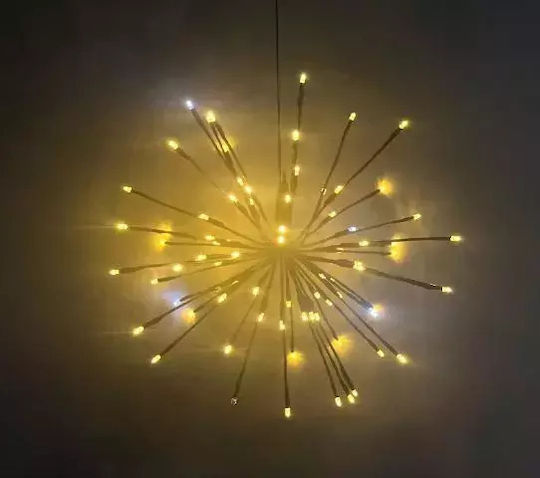 Fos me Plastic Christmas Decorative Pendant Star 40x40x40cm Black