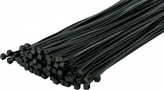 Sapiselco Plastic Cable Ties 500mm x 12.5mm in Black Colour (50 pcs) SEL.3.451