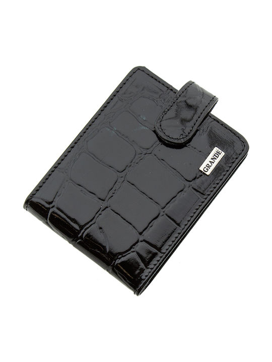 ModaBorsa Men's Leather Card Wallet Black