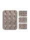 Bells Christmas Sweets Pan/Mold Metallic Silver L34.5xW26xD2cm.