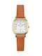 Certus Strap Women's Watch with Brown Leather Strap