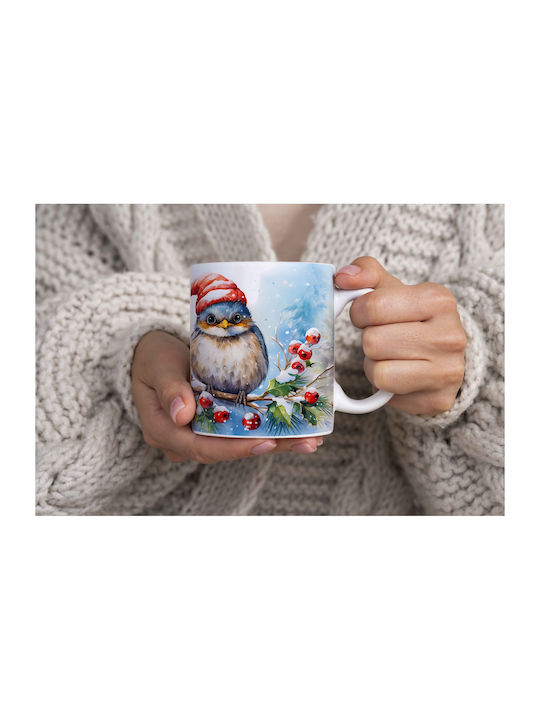 Christmas Mug Ceramic White 1pcs