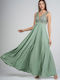 Maxi Dress for Wedding / Baptism Bay Leaf Mint