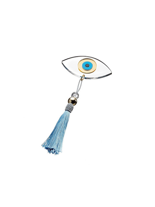 Georgiou Hanging Lucky Charm Burner Light Blue made of Plexiglass 1pcs