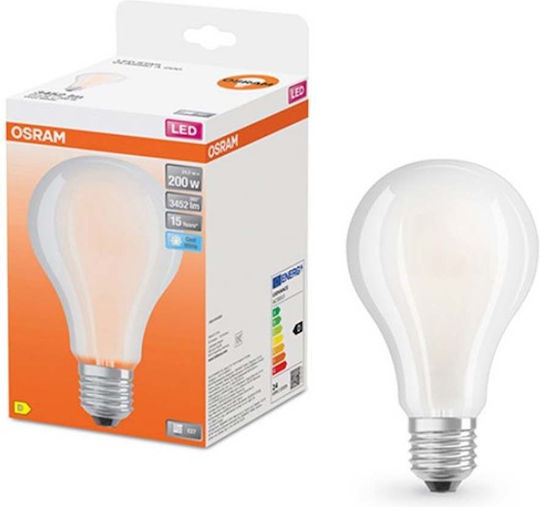 Osram Bec LED 24W pentru Soclu E27 și Formă A60 Alb natural 3452lm