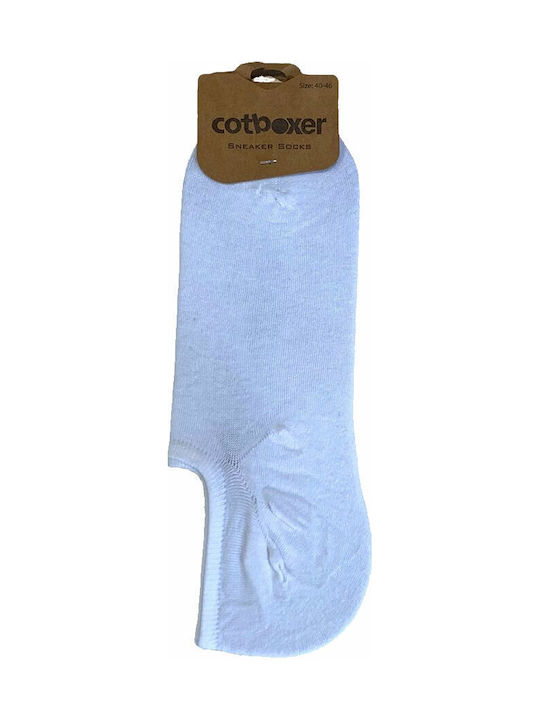 CotBoxer Men's Socks WHITE