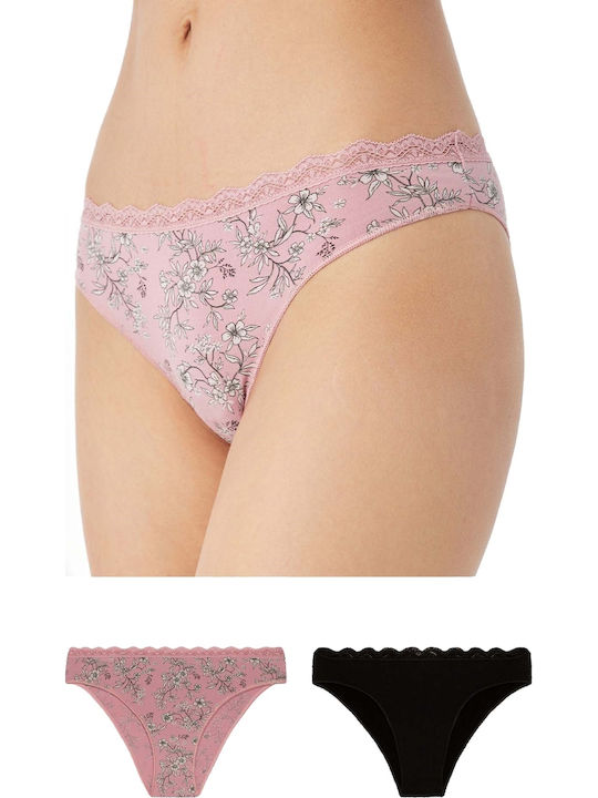 Minerva Fimelle Femei Slip 2Pack