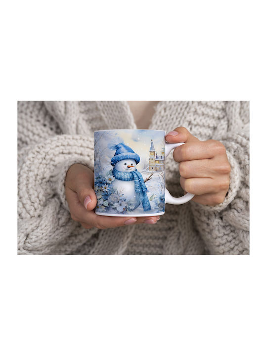 Christmas Mug Ceramic White 1pcs