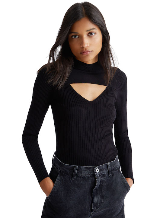 Liu Jo Women's Long Sleeve Sweater NERO CF3021MS99E-22222