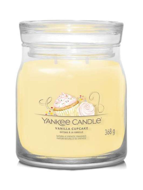 Yankee Candle Scented Candle Jar Yellow 368gr 1pcs