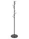 Freebox Καλόγερος Μεταλλικός Μαύρος 37x37x175cm