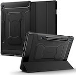 Spigen Flip Cover Silicone / Plastic Durable Black (Galaxy Tab S9) ACS06857