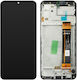 Samsung Screen with Touch Mechanism and Frame for Galaxy A23 (Black)