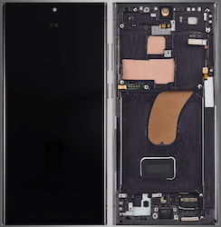 Samsung Οθόνη με Πλαίσιο για Galaxy S23 Ultra (Μαύρο)