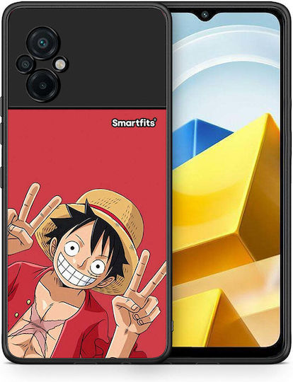 Smartfits Pirate Luffy Back Cover (Poco M5)