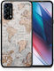 Smartfits World Map Back Cover (Oppo Find X3 Lite)