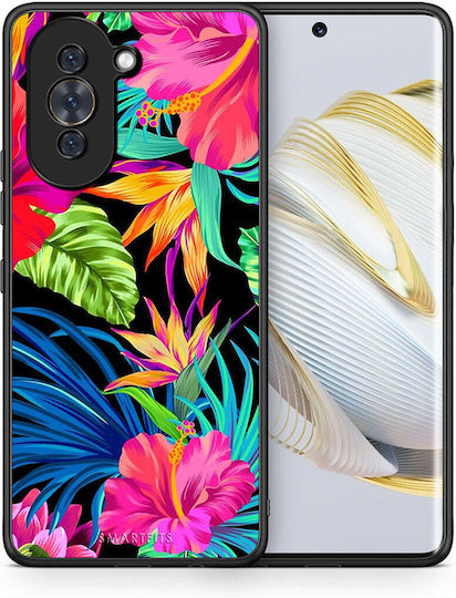 Smartfits Tropical Flowers Back Cover Πολύχρωμο (Huawei Nova 10)