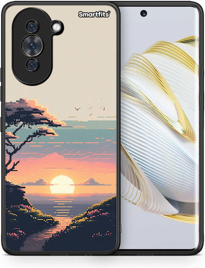 Smartfits Pixel Sunset Umschlag Rückseite (Huawei Nova 10)