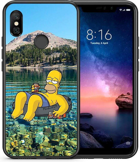 Smartfits Summer Happiness Back Cover Κίτρινο (Redmi Note 6 Pro)