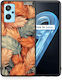 Smartfits Autumn Leaves Back Cover Portocaliu (Oppo A96)