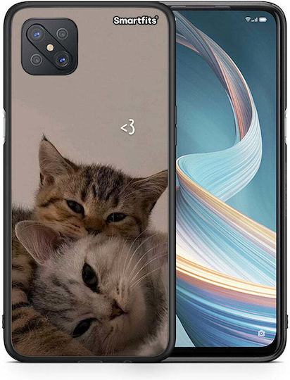 Smartfits Cats In Love Back Cover (Oppo Reno4 Z)