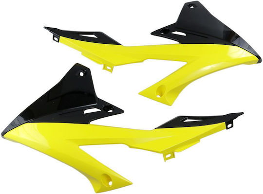 UFO Motorcycle Radiator Protector Yellow