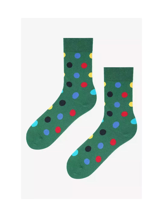 Marilyn Men's Patterned Socks Green