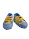 Oscar Baby Βρεφικά Sneakers Αγκαλιάς Γαλάζια