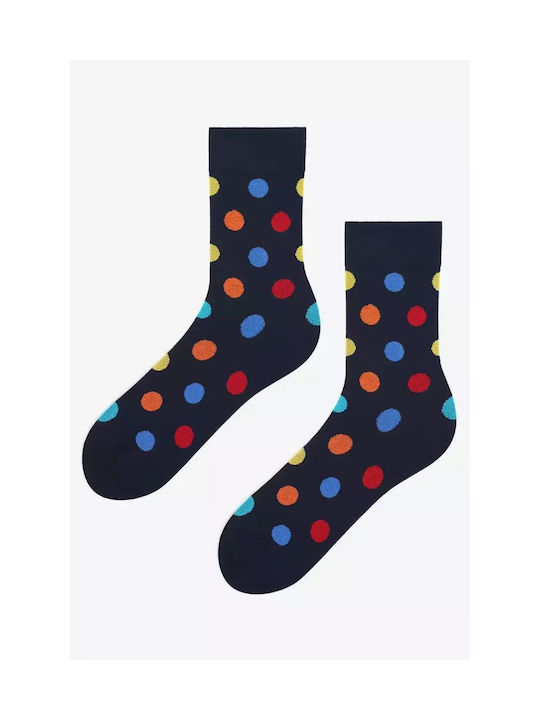 Marilyn Socks with Design Blue