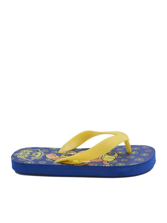 Stamion Șlapi pentru copii Flip Flops Patrula cățelușilor Galbene