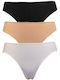 Damen Slip 3Pack Nahtlos