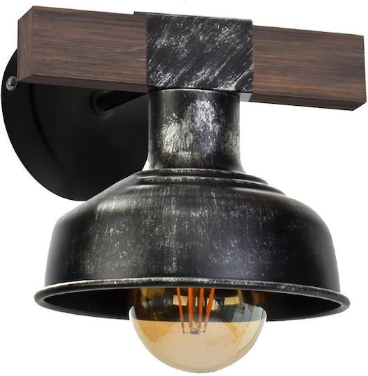Eko Light Vintage Lamp Wall with Socket E27 Black