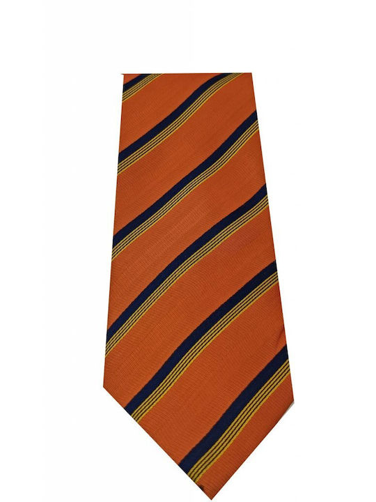 Krawatte Hochwertiger Stoff Handgefertigtes Produkt Qualitätskontrolle für jedes Stück einzeln orange blau