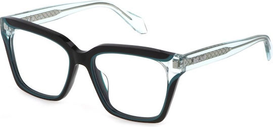 Just Cavalli Femei Plastic Rame Ochelari Fluture Negru JC002V 07M4