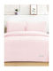 Down Town Home Diamond Set Coverlet Single Cotton Pink 170x240cm 2pcs