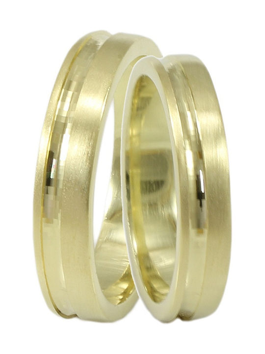 Matteo Wedding Ring Gold Plated