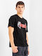 T-shirt Μαύρο