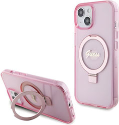 Guess Iml Back Cover Pink (iPhone 15)