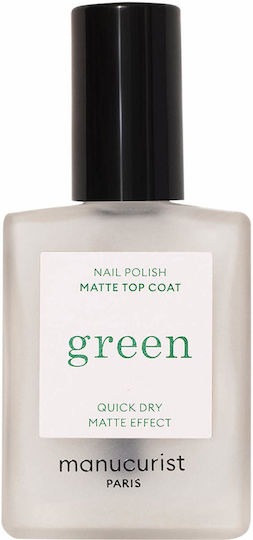 Manucurist Top Coat for Regular Nail Polish Matte 15ml