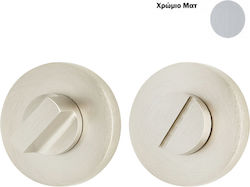 Zogometal Door Handle WC Silver