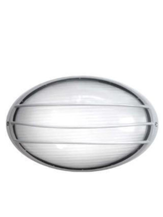 Fos me Waterproof Wall-Mounted Outdoor Ceiling Light IP44 Gray